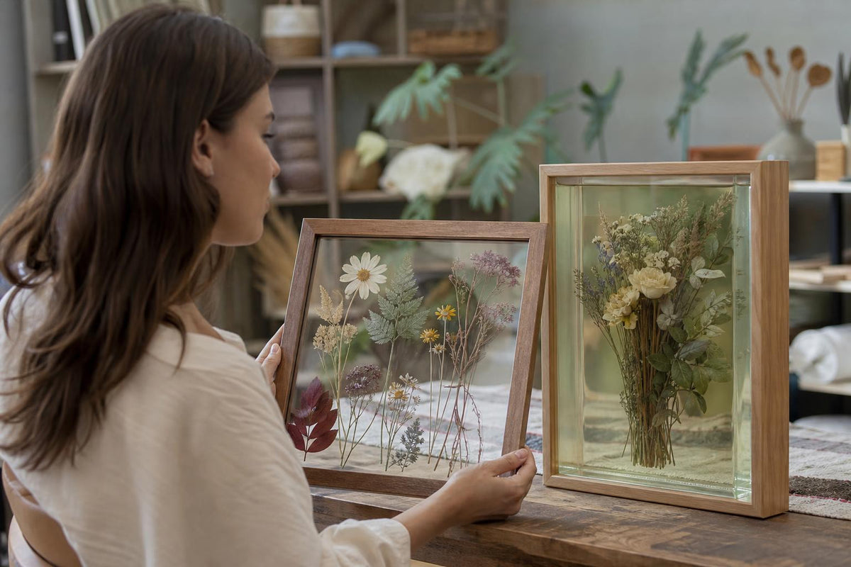 Pressed Flower Art or Glycerin Preserved Frame: Which Lasts?