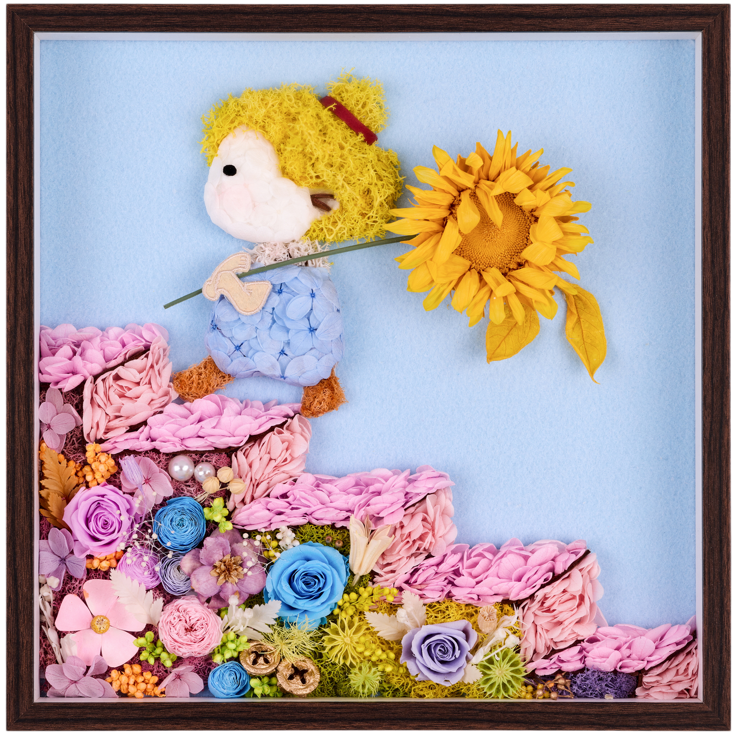 Sunshine Girl – Preserved Floral Art