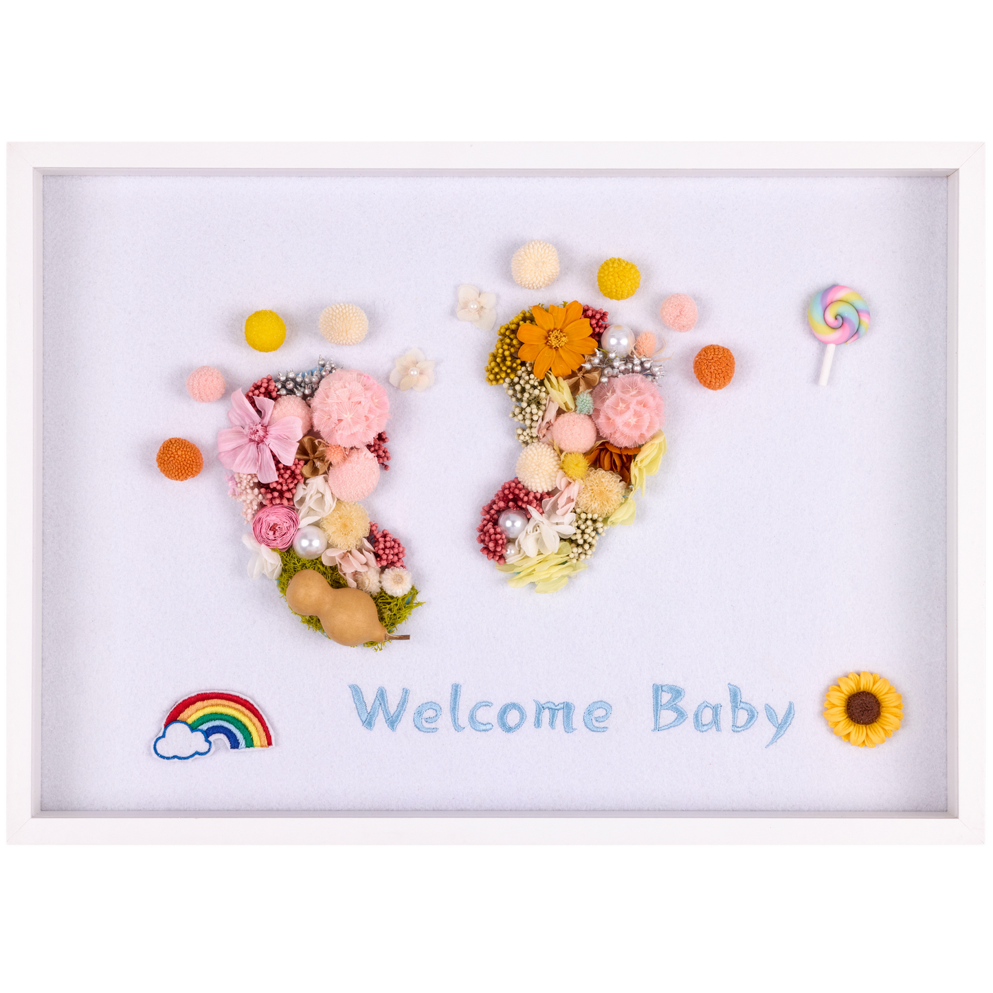 Welcome Baby Bloom – Preserved Floral Art